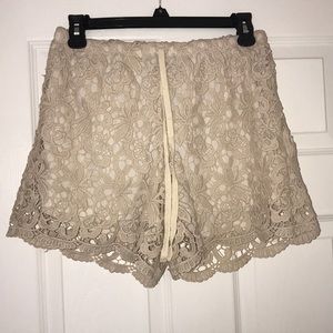 Lace shorts